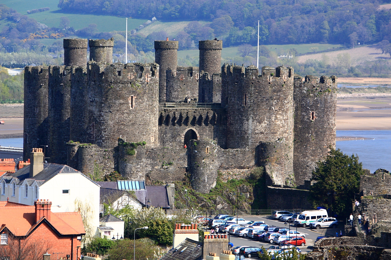 Conwy Castle Wales Map