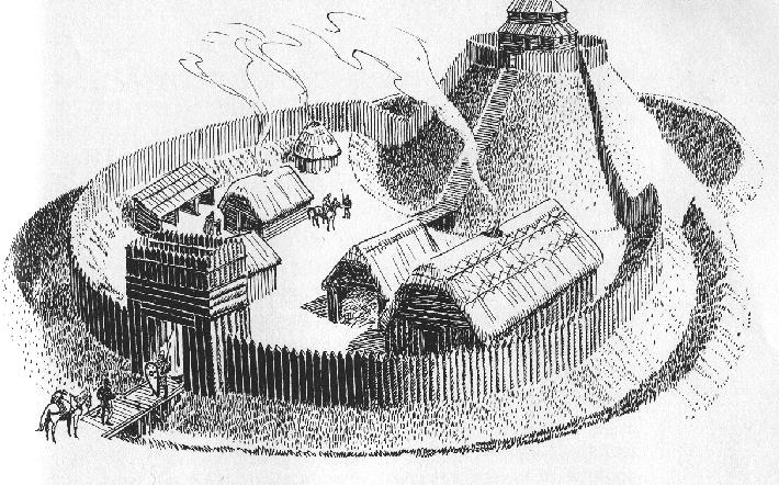 Etrusia - History - Motte and Bailey.